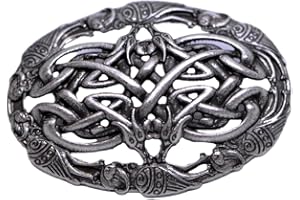 LANGHONG Norse Viking Brooch For Men Turtle Brooch Talisman Jewelry, Gift For Men