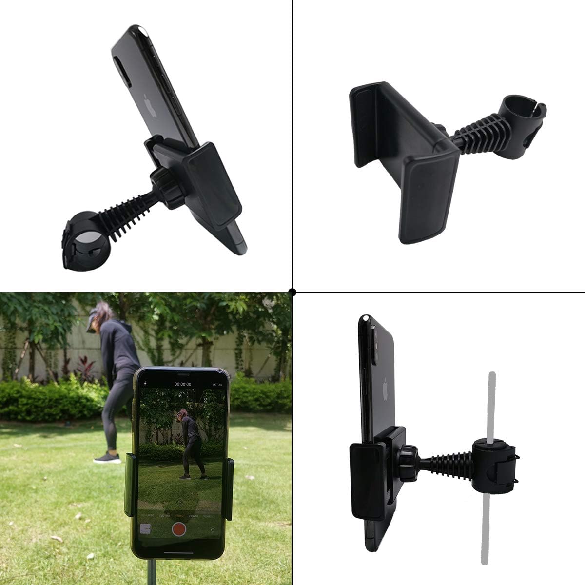 FRD Golf Phone Holder Clip, Cell Phone Swing Recording Clip, Golf