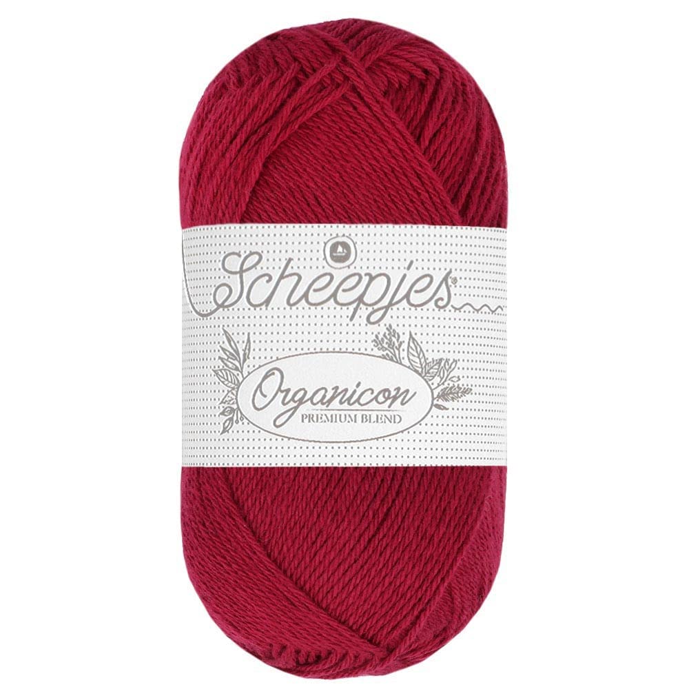 Scheepjes - Scheepjes Organicon 243 Cherry Jam Yarn - 1x50g — image 1