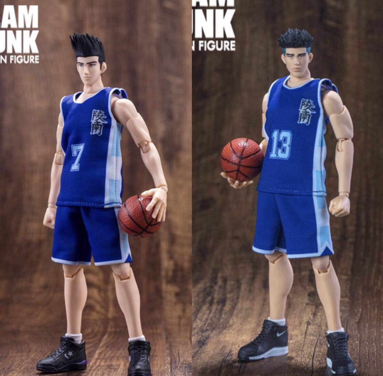 Amazon スラムダンク 1 12 可動フィギュア 仙道彰 7号 福田吉兆 13号 陵南 青ユニフォーム Action Figure非s H Figuarts Figma フィギュア ドール 通販