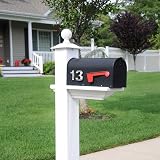 Vicloon 3D Door Numbers 3 Inches Waterproof Self Adhesive House Address Numbers view 7