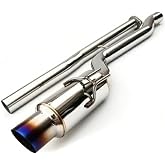 Invidia HS09MEXGRT Racing Single Layer Cat-Back Exhaust System with Titanium Tip for Mitsubishi Evo X
