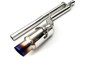 Invidia HS09MEXGRT Racing Single Layer Cat-Back Exhaust System with Titanium Tip for Mitsubishi Evo X