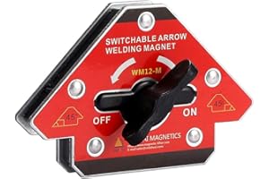 LISHUAI Unique Design On/Off Switch Strong Neodymium Arrow Welding Magnet/Magnetic Angle Welding Clamp 45 90 135 Degrees 92 LBS