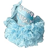 Junguan Infant Girls Wedding Party Gowns Newborn Pageant Tutu Cupcake Dress Mini210