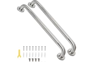 32 Inch Shower Grab Bar, Bathroom Grab Bar Handle with Anti-Slip Knurled Grip, Stainless Steel Bath Balance Bar, Bath Safety 