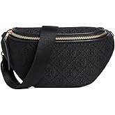 Tory Burch Women's T Monogram Belt Bag, Black, One Size
