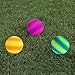 Get Out! Rubber Play Ball 6pk & Inflator, 8.5in (3) 2-Toned Pairs – Small Playground Ball Four Square Balls & Pump