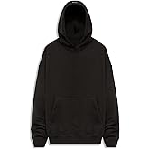 FATE Heavyweight Fleece Hoodie for Men | Oversized Fit | 360 GSM Cotton Blend | Kangaroo Pocket