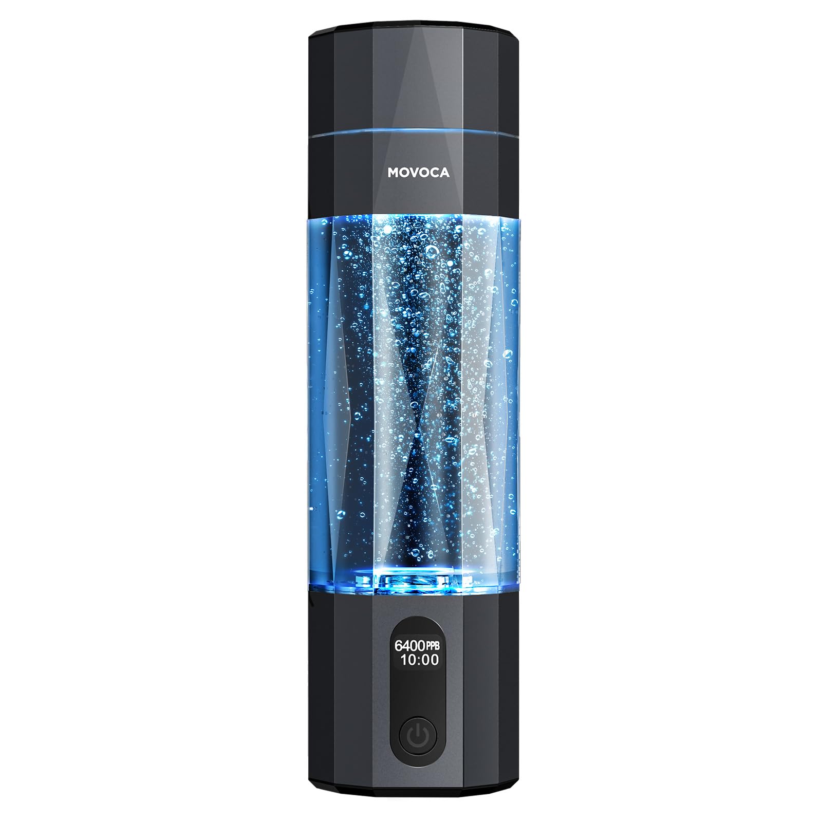 upgrade hydrogen water bottle, up to 6400ppb hydrogen water generator -spe pem tech, 7oz food-grade pc hydro water machine, health care gifts for husband, wife, family, friends, travel (gray)