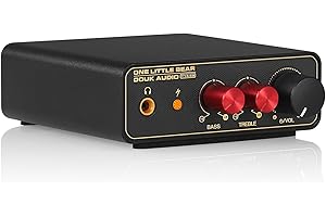 Douk Audio T14 Phono Preamplifier RIAA Mini Audio Preamp Headphone Amplifier for MM MC Record Player LP Vinyl Turntable