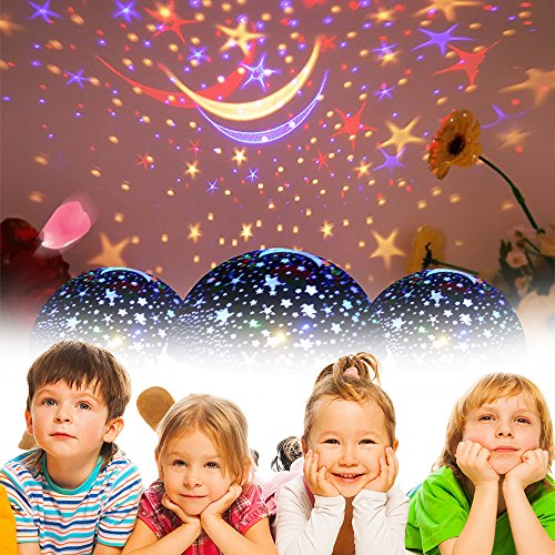 Birthday Gifts Presents for 2-10 Year Old Girls, Wonderful Quiet Romantic  Star Light for Kids Toys for 2-10 Ye