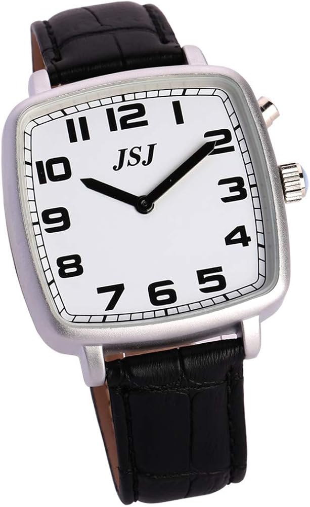 TFSW1706F Square Shape Analogue Talking Watch with Alarm Clock