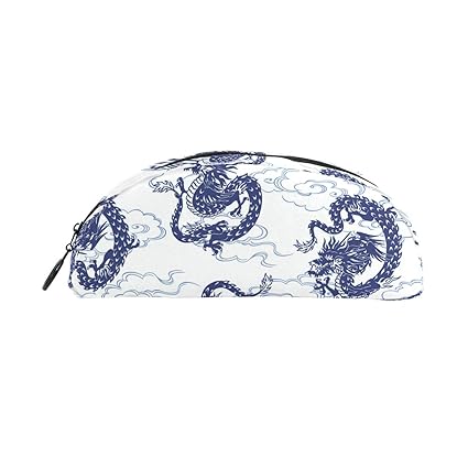 Amazon Com Gukenz Japanese Dragon Cosmetic Bags Pencil Case