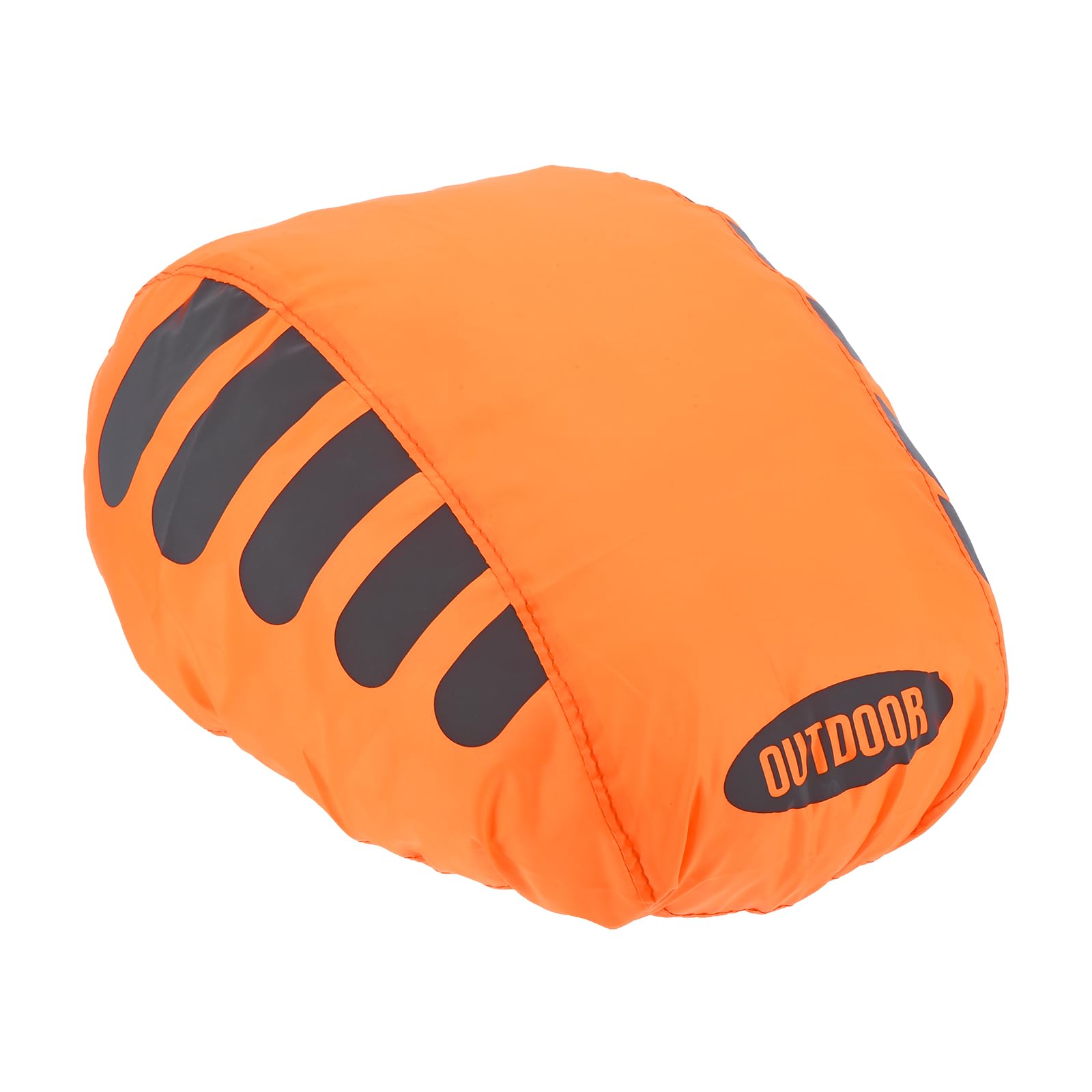 PATIKIL Cycling Bicycle Helmet Cover, Motorcycle Helmet Rain Covers Ride Gear Helmet Cover with Reflective Strip for Road Cycling, Orange
