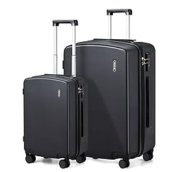 Hanke Hard Shell Luggage Sets 2 Pieces, 20/28 Inch