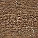 Household Essentials Seagrass Wicker Waste Basket, Handwoven Waste Bin with Metal Frame, Perfect for Bathrooms and Bedrooms,