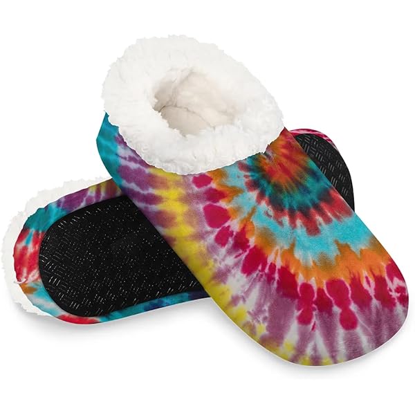 tie dye slipper socks