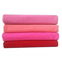 4pcs Thick 1.4mm Soft Felt Fabric Sheet Assorted