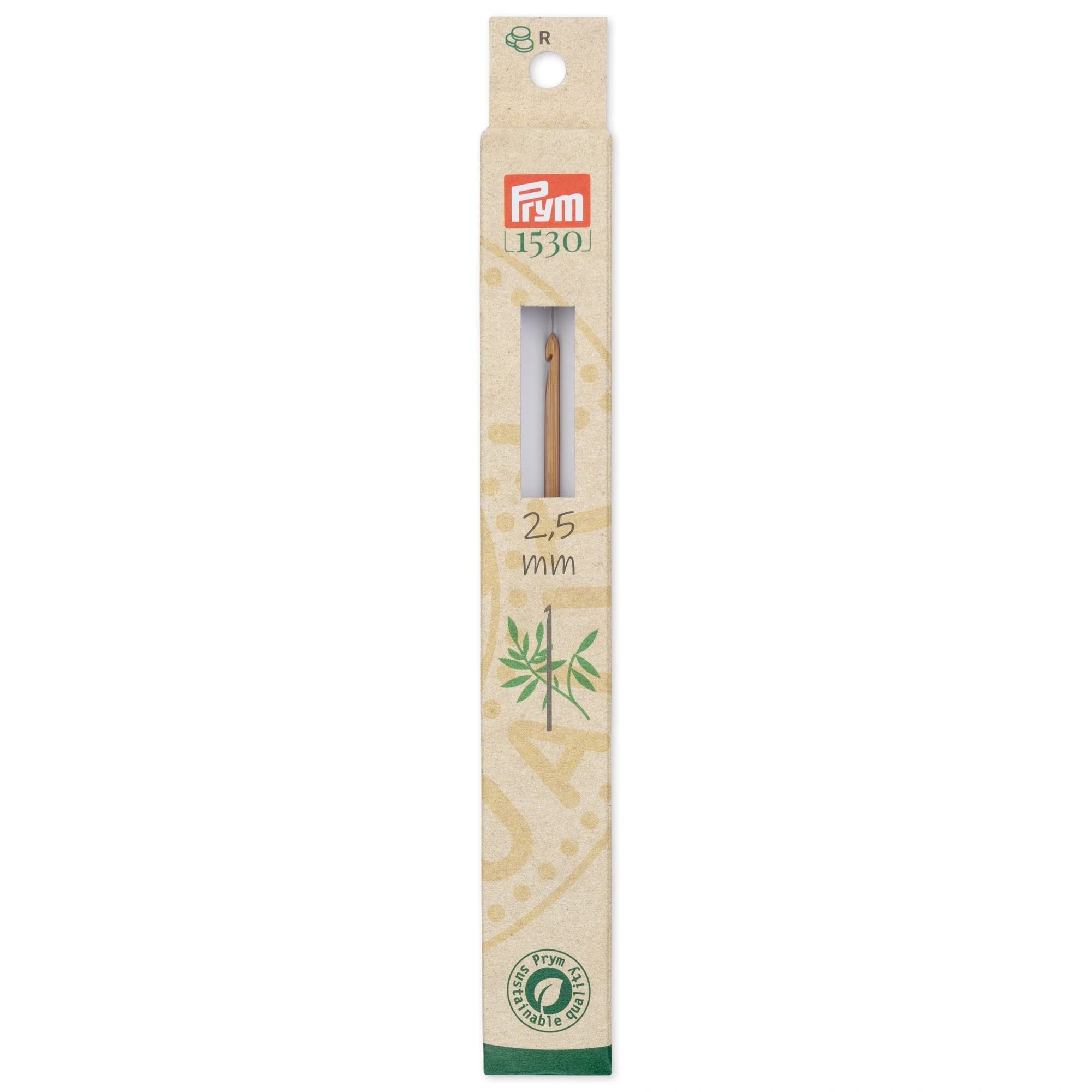 Prym - Prym 1530 Wool Bamboo (15cm, 2.50mm) Crochet Hook - 1 Unit