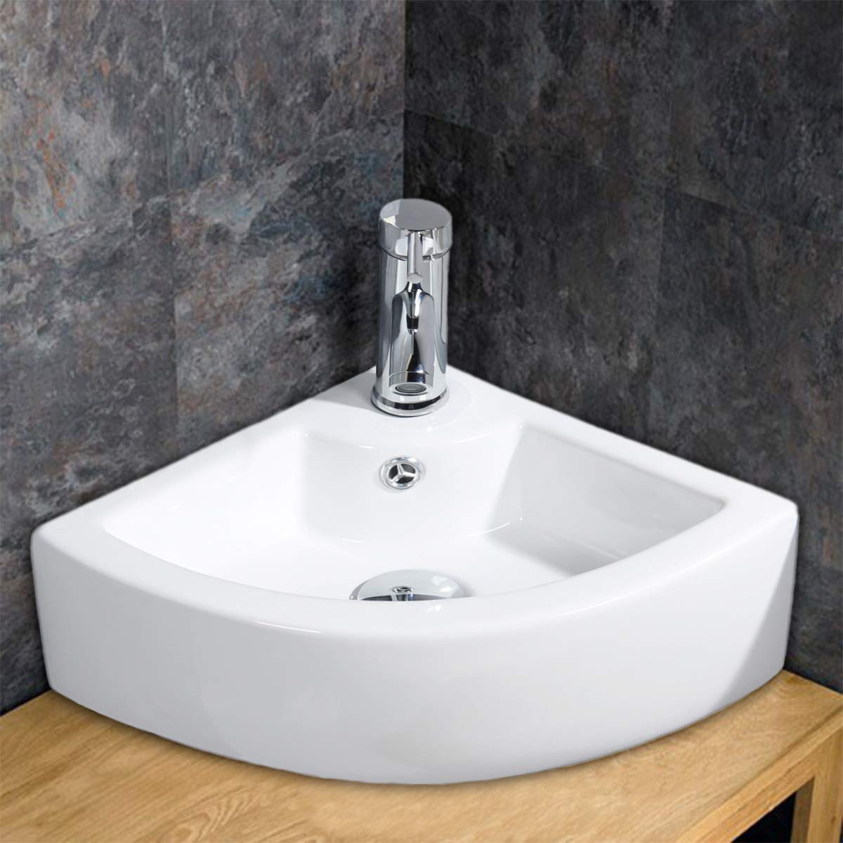 Robintterie Et Siphone Inclus Gimify Lave Main Toilette Wc Petit Lavabo Angle Cuisines Et Salles De Bain Lavabos De Salle De Bain Kendalfloral Com