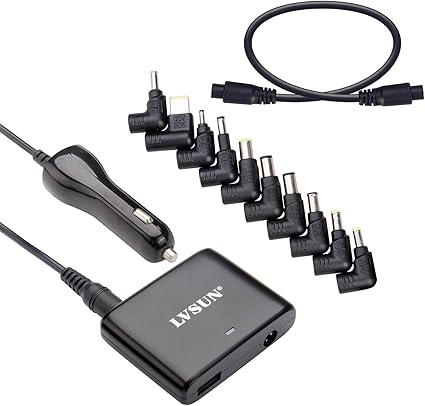 Amazon Lvsun汎用 車載 電源acアダプター 車載充電器 90w 14 24v シガーソケット カーチャージャー ノートpc用 Dc充電器 Toshiba Hp Mouse Sony Asus Dell Fujitsu Acer Gateway 等に対応 ブラック 家電 カメラ オンライン通販