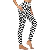 MSOKAZZLES High Waisted Exercise Yoga Pants for Women Running Sports Workout Yoga Leggings with Pockets