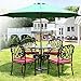 Outdoor Patio Umbrella Cover, Garden Yard Market Parasol Cover, Waterproof Outdoor Umbrella Cover Storage Zipper Bag Fits 7ft to 11ft Umbrellas