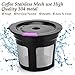 Reusable K Cup, LivingAid Reusable K Cups Coffee K Cups Reusable Coffee Pods Filter for Keurig 1.0 or 2.0 Machine BPA Free
