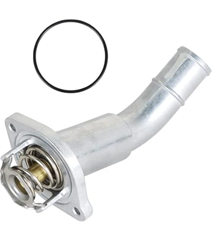 Water Pump & Thermostat Kit – Compatible With GM 4.2L I6 (Trailblazer, Envoy, Rainier 2002-2009), Replaces AW5097