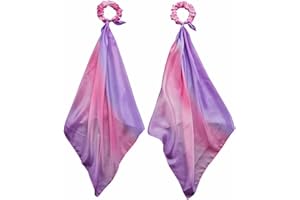 Sarah's Silks Wrist Streamers | 100% Silk Montessori and Waldorf Toys | Rhythm Ribbons for Dance, Imaginative, and Pretend Play | Includes 2 Pieces (Blossom)