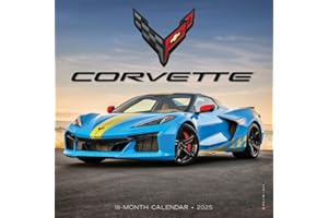 Willow Creek Press, Corvette 2025 Mini Wall Calendar