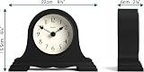 Jones Clocks Speakeasy Small Mantel Clock Black Napoleon Hat Design view 4