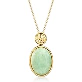 Ross-Simons Jade Good Fortune Pendant Necklace