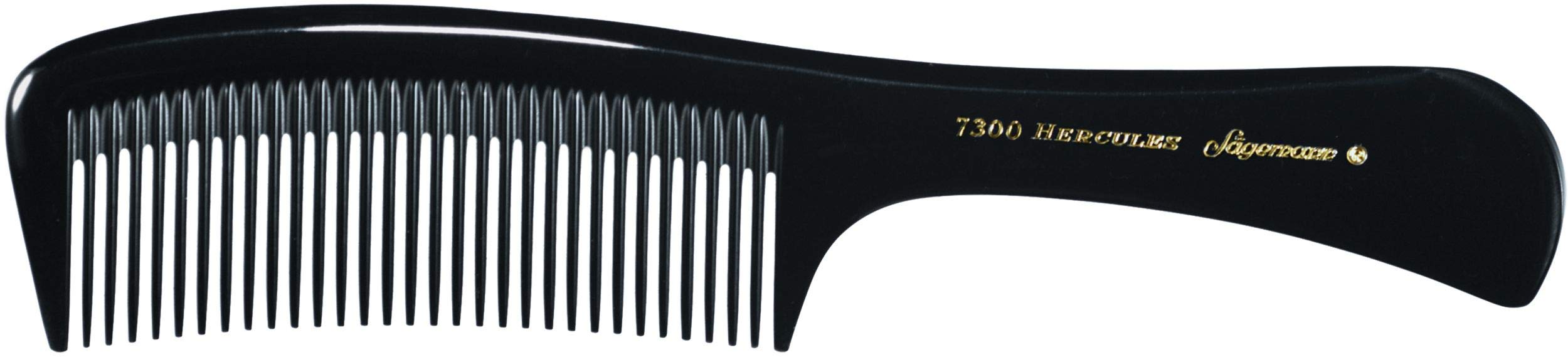 Hercules Sägemann 7300 Professional Natural Rubber Hair Comb 8.5 Inches