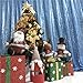 Trlyc 20Ft W by 10FT H Sparkly Turquoise Sequin Backdrop Curtain for Wedding Halloween Thanksgiving Day Christmas