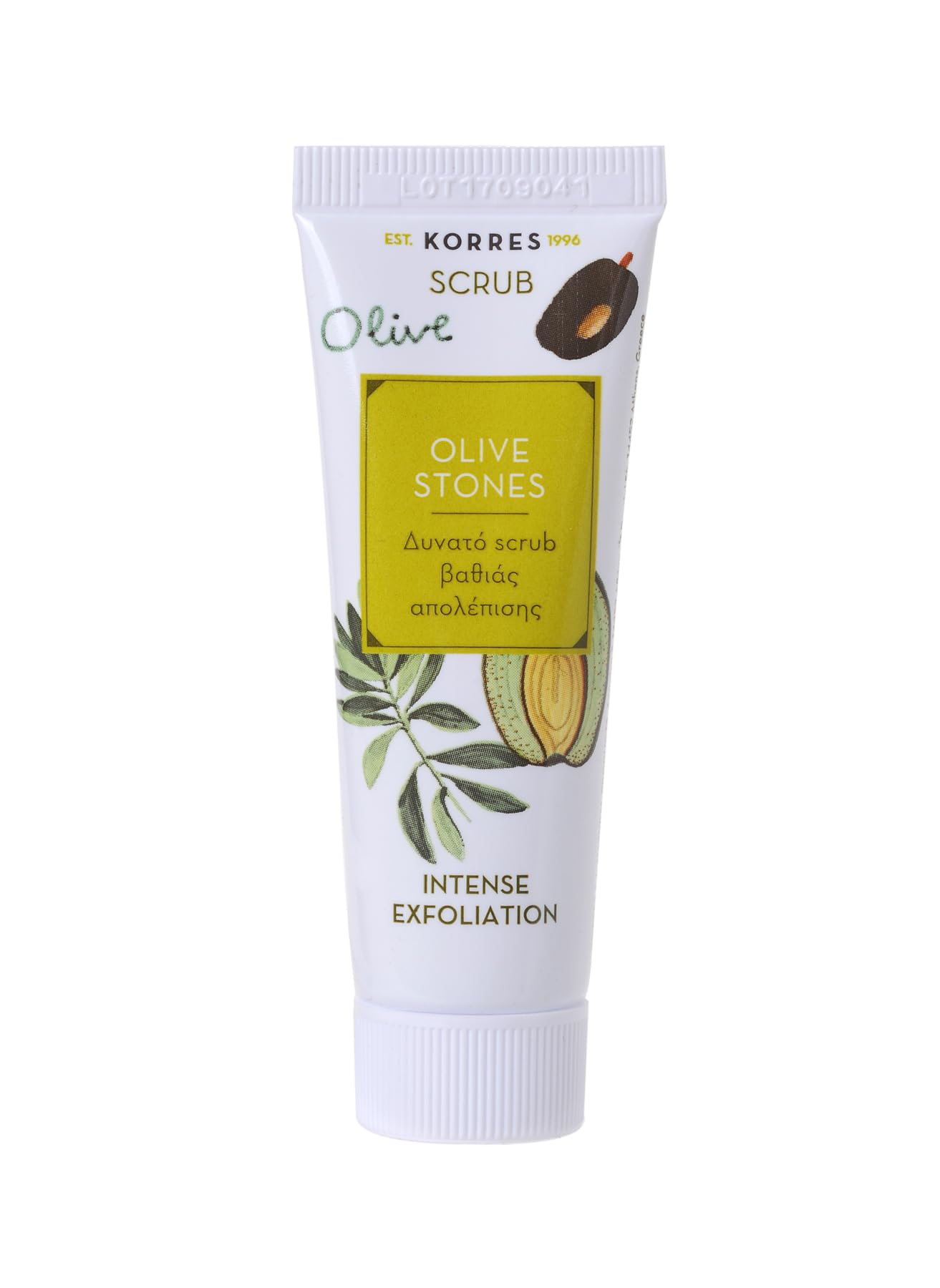 KORRES natural Olive Stones Scrub 18ml, Vegan