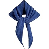 TYATVS Knit Triangle Scarf for Women Knitted Head Scarf Y2k Bandana Fisherman Downtown Girl Aesthetic Accessories