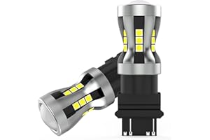 FAXCARS 3047 3157 LED Reverse Backup Light Bulbs for 1999-2013 Chevy Silverado 1500 2500 3500 HD, 6000K Cool White SMD 3030 OEM Replacement Plug and Play, Pack of 2
