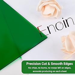 Enoin 2 Pack 8x12 Inches Green Translucent