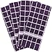 DII Basic Terry Collection Windowpane Dishtowel Set, 16x26, Eggplant Check, 4 Piece