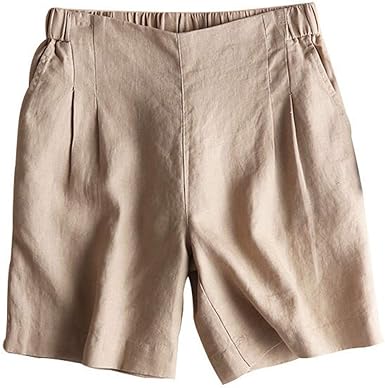 high rise cotton shorts