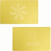 Leela Quantum Tech, Inner Peace Card, for Any situations regarding Stress, Anxiety, Panic, Personal Loss and Inner Anger, with specifically Designed Mandala.