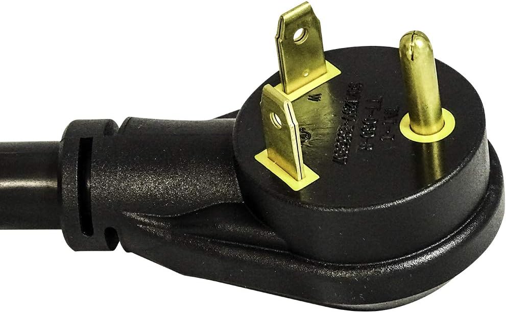 Marvine Cable Shore Power Cord Set 30Amp Male Plug TT-30P to 30Amp Twist Lock Female L5-30R 25Ft : Sports & Outdoors