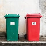 Papa Prints Wheelie Bin Numbers Pack 4 150x100mm Waterproof Stickers view 6