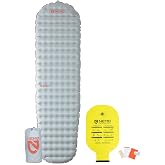 NEMO Equipment Tensor All-Season Sleeping Pad -Blade-Spicy Orange-Reg Mummy | Ultralight, Insulated, Inflatable, for Backpacking, Camping, Thru-Hiking