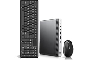 HP EliteDesk 800 G3 Mini Computer Intel Core i7-7700T 16GB DDR4 512GB NVMe SSD Wi-Fi Bluetooth Dual Monitor Support Wireless 