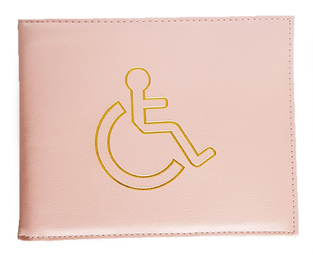 Disabled Parking Badge Holder Protector Cover Wallet PU Leather 10