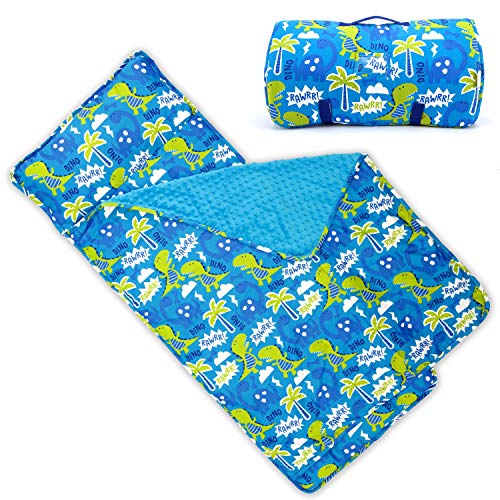 Bambino Bliss Kids Nap Mat with Removable Pillow Soft, Lightweight