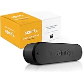 Somfy Eolis 3D Wirefree RTS Wind Sensor - Wireless Wind Protection for RTS Awnings - Works with Sun Setter Awnings - Advanced 3D Detection - Sleek Black Color #1816082
